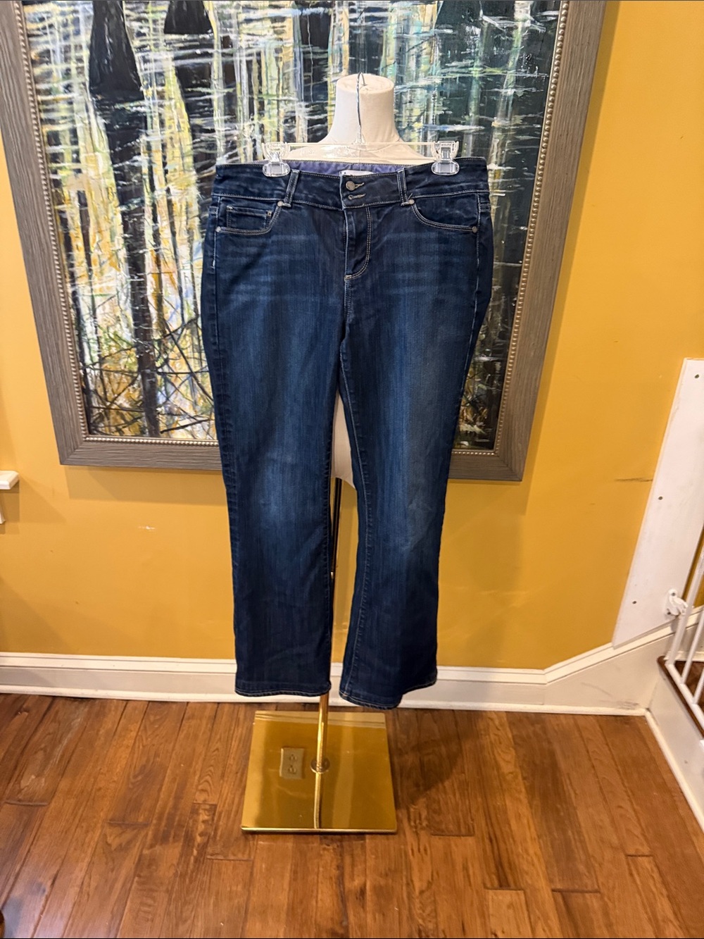 PAIGE Dark Blue Bootcut Jeans